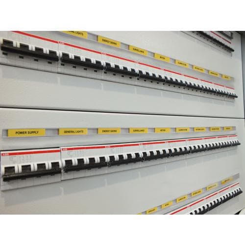 Electrical panel identification label