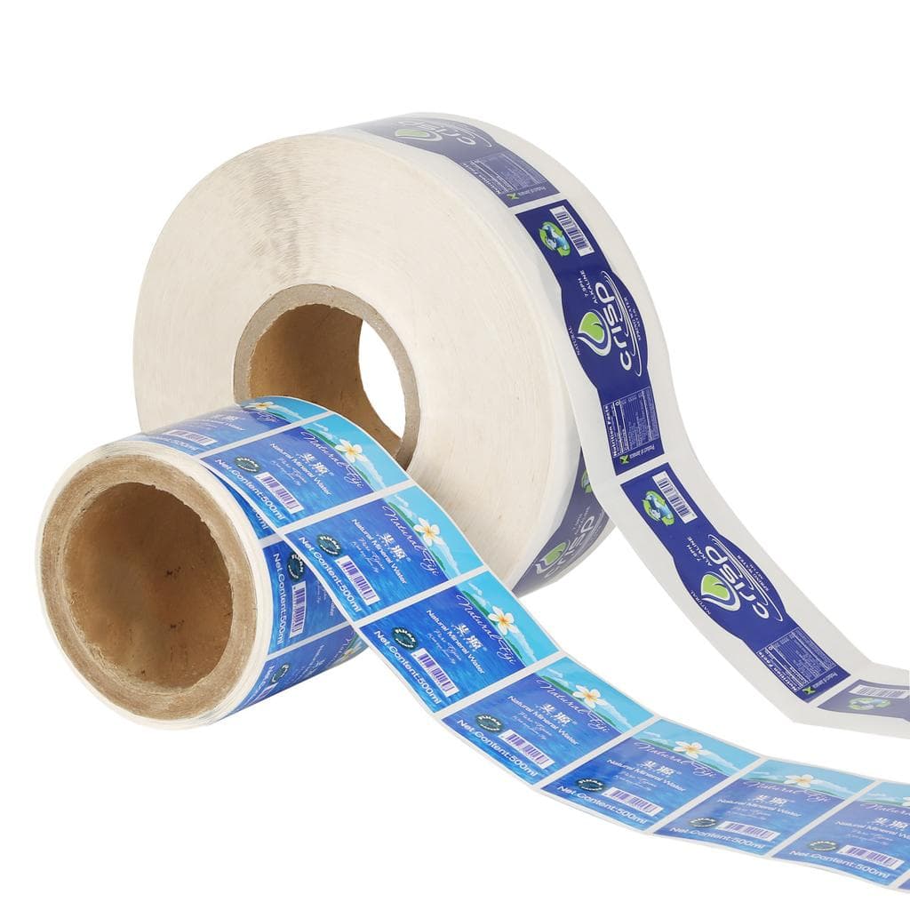 Custom packaging label with brand design