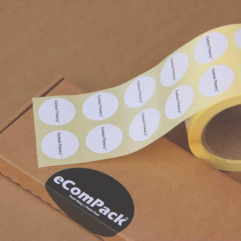 Packaging label with premium matte finish