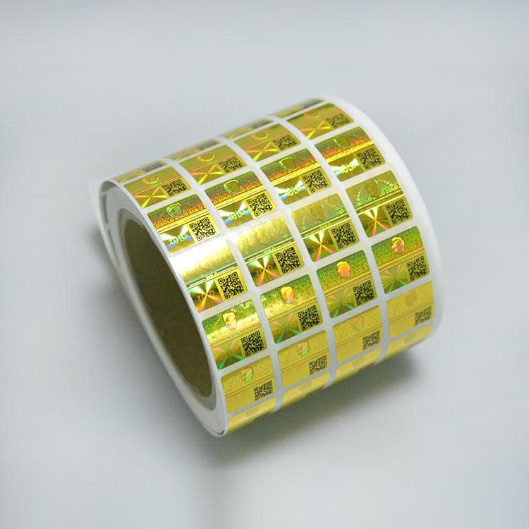Custom hologram sticker with multi-layer security features