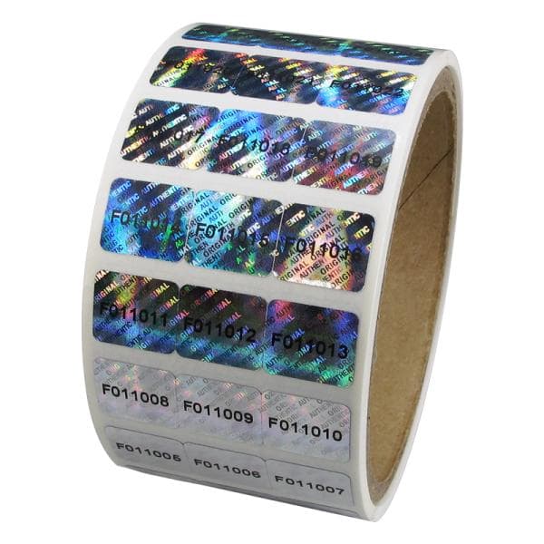 Serialized label for batch and lot tracking