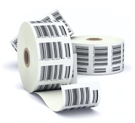 Barcode security label for product tracking