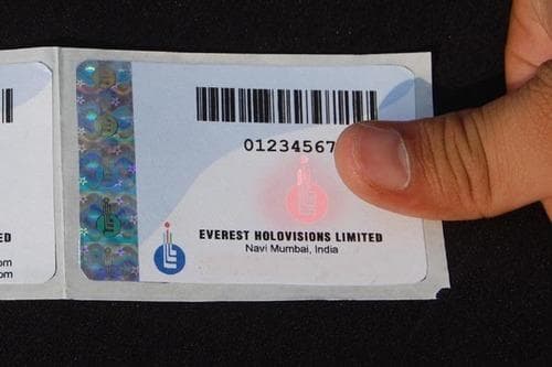Barcode integration label for supply chain management