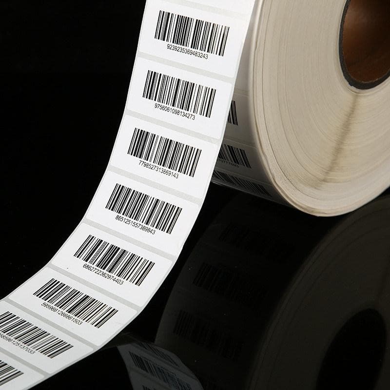 Barcode label with anti-copy features